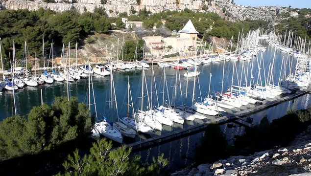 Calanque de Port-Miou &agrave; Cassis