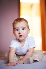 Fototapeta premium Portrait of an adorable baby