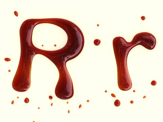 Blood blob font