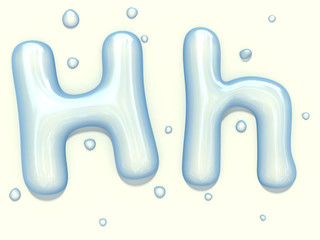 Water blob font