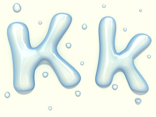 Water blob font