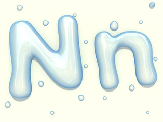 Water blob font