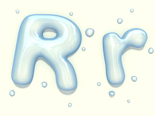 Water blob font
