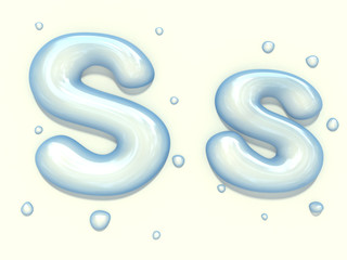 Water blob font