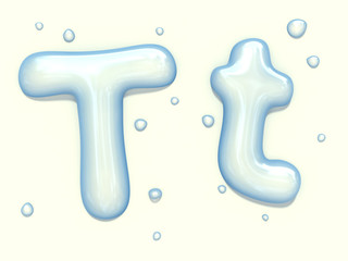 Water blob font