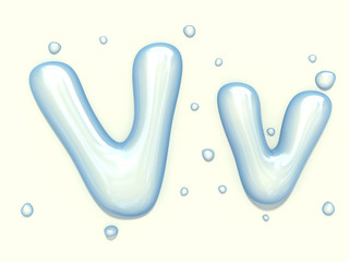 Water blob font