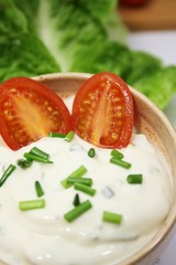 Quark mit Schnittlauch