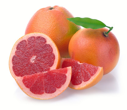 Grapefruit with segments