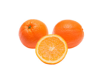 orange isolated on white background