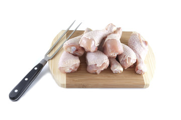 Raw chicken