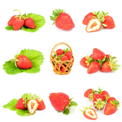 Fototapeta na wymiar Strawberries isolated
