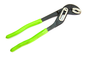 Pliers isolated on white background.