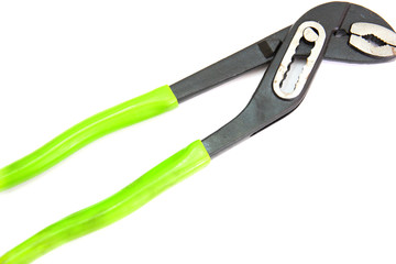 Pliers isolated on white background.