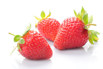 Strawberries isolated