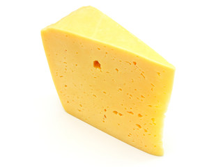 A piece of Swiss cheese