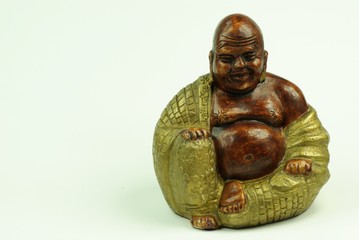 vergoldete Buddhafigur