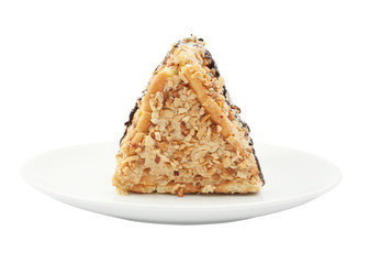 piece of cake with nuts