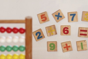 children caculator and numbers