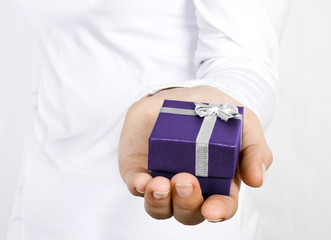 gift in hand