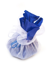 Gift pouch isolated