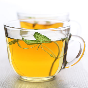 Herbal tea leaf for glass cup- Healthy Eating