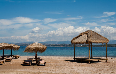 Island beach landscape