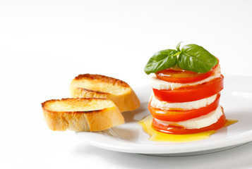 Tomate mit Mozarella