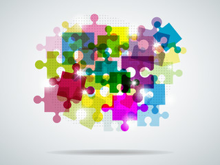 Multi-colored puzzle - 29167415