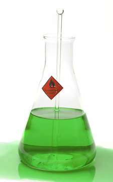 Beaker With Green Liquid