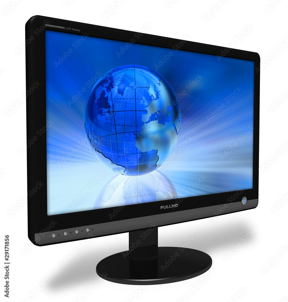 Poster Widescreen LCD display