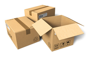 Cardboard boxes