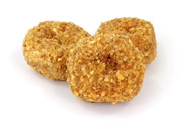 Coconut covered donuts