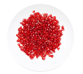 Red pomegranate seeds