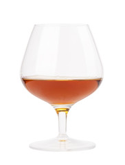 The glass of cognac