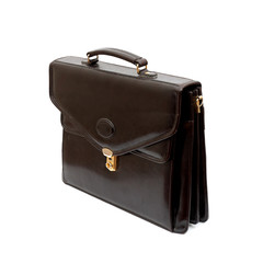 Fashionable leather briefcase