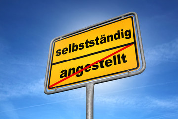 Obraz premium Selbstständig