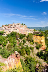 Fototapeta na wymiar Roussillon, Prowansja, Francja