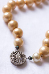 Clasp on Antique Pearls