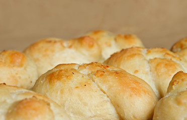 garlic knots on a cutting board