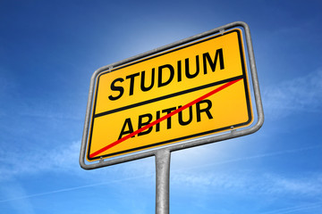 Obraz premium Studium abitur