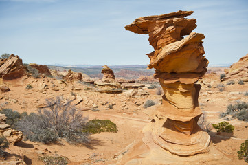 Coyote Buttes rock formation
