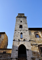 Tower in san Gimignano, Italy