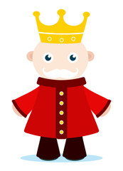 cartoon of old king