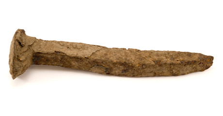 Old rusty nail