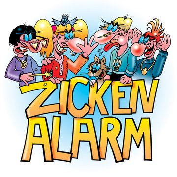 T-Shirt: Zickenalarm