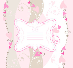 Valentine greeting card