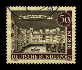 Postage stamp.