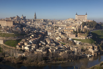Fototapeta na wymiar Widok Toledo, Kastylia-La Mancha, Hiszpania