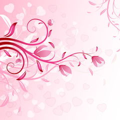 Fototapeta na wymiar Valentine's day background