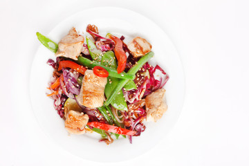 meat with vegetables